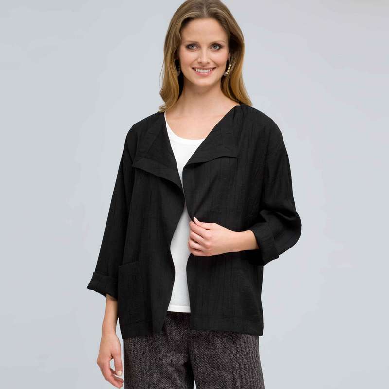 3/4 Sleeve Jacket, , large