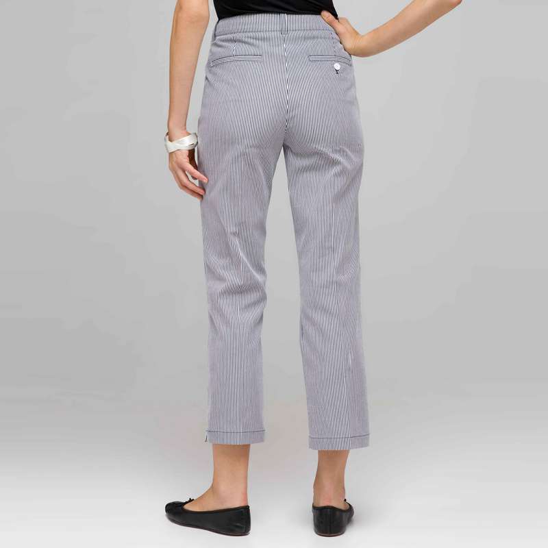 Striped Crop Pants, , large