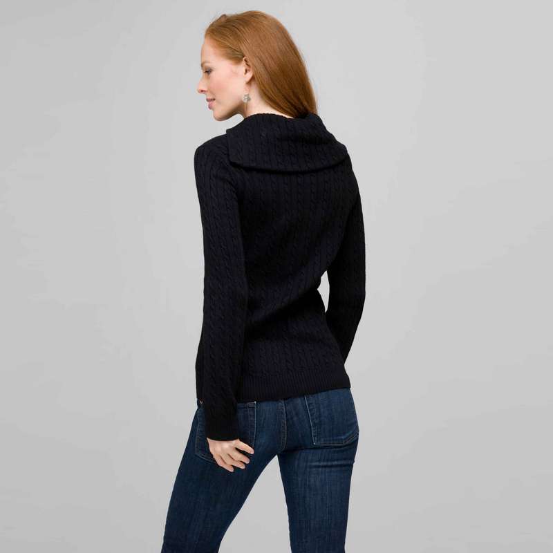 Long Sleeve Button Out Turtle Neck, , large