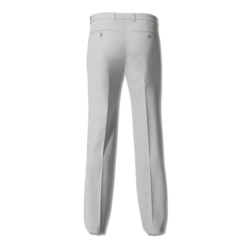 Basic Leg Trousers, Brown, large