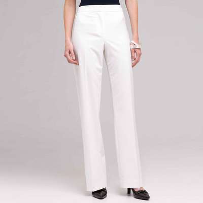 Classic Yoke Pant, White, medium