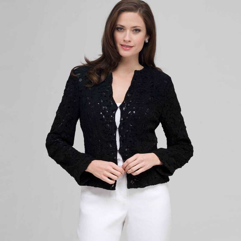 Crew Neck Jacket., , large