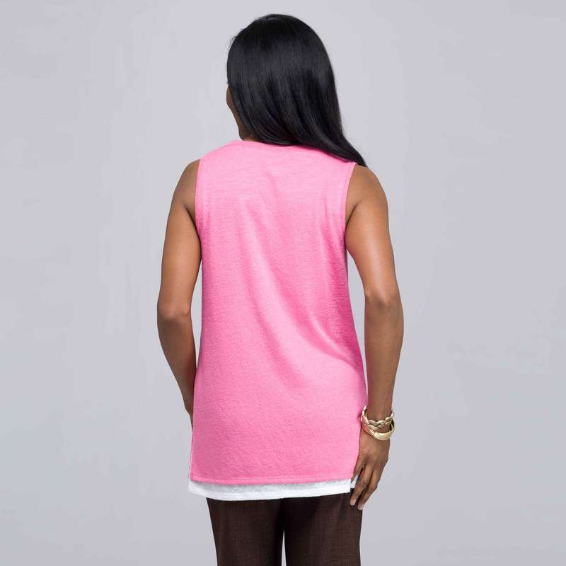 Double Layer Tank Top., , large