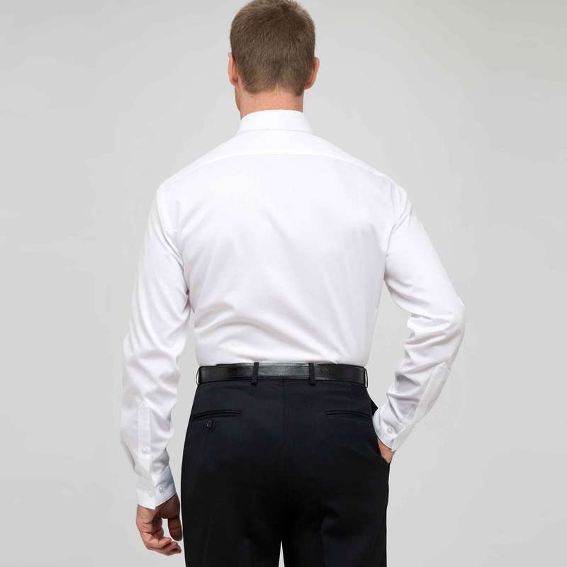 No-Iron Textured Dress Shirt, , large