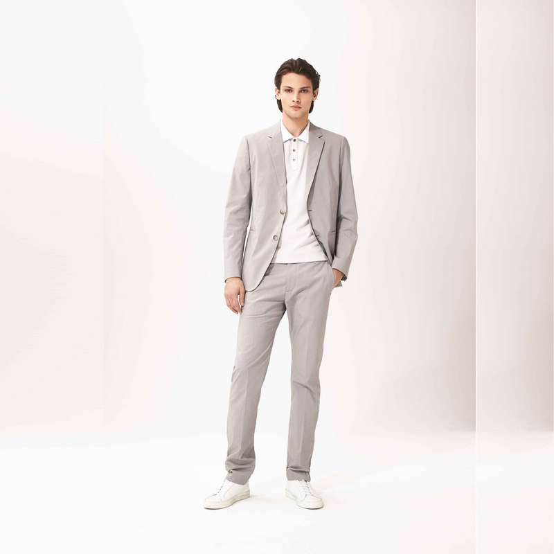 Straight Leg Stretch Trousers, , large