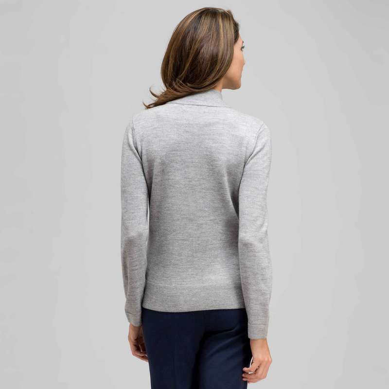 Long Sleeve Button Down Cardigan, , large