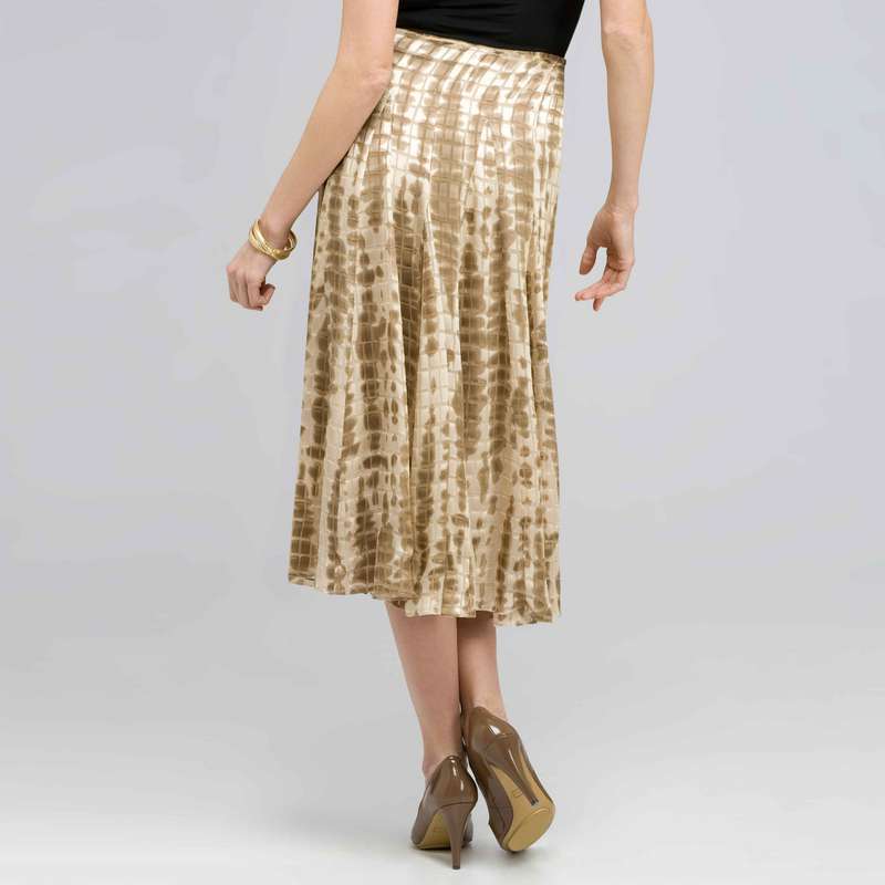 Long Printed Skirt., , large