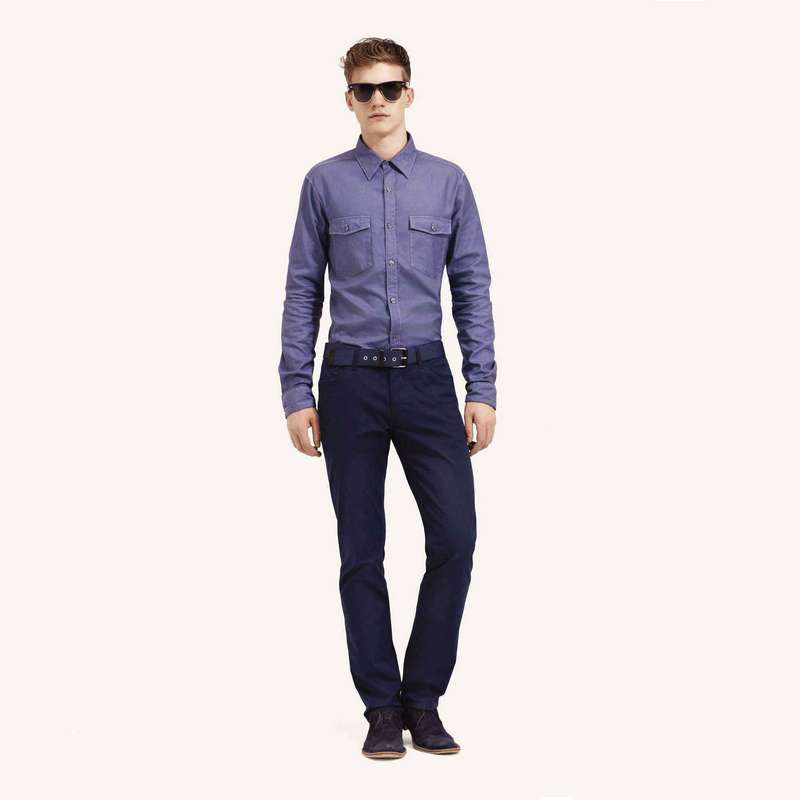 Casual To Dressy Trousers, Navy, large