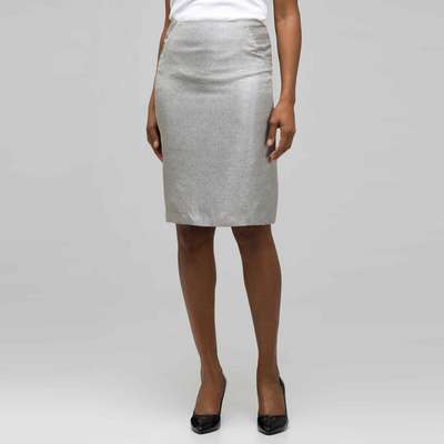 Pencil Skirt, Slate Multi, medium