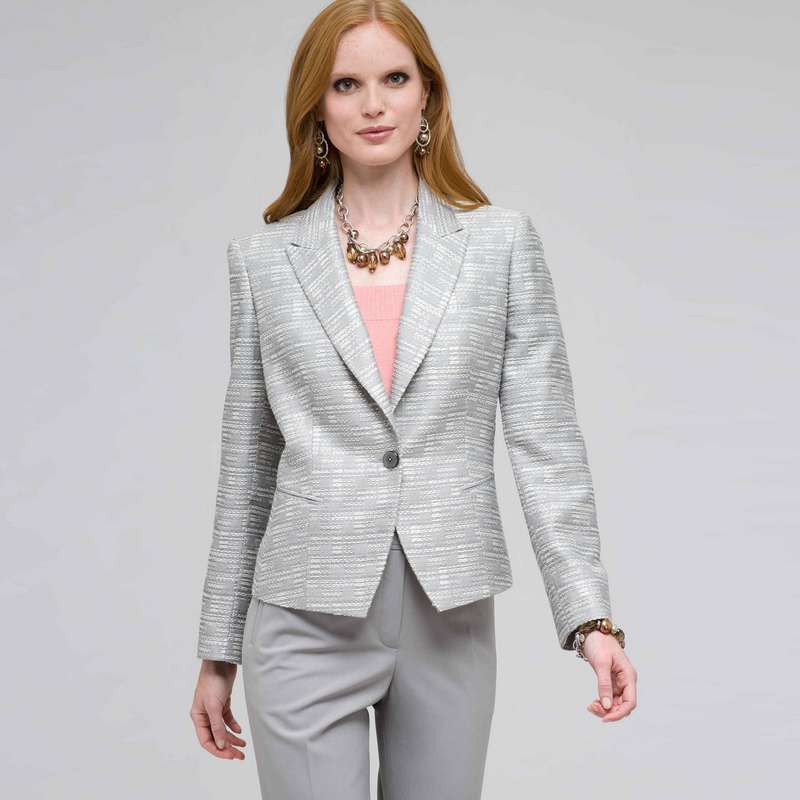 Notch Collar Jacket, , large